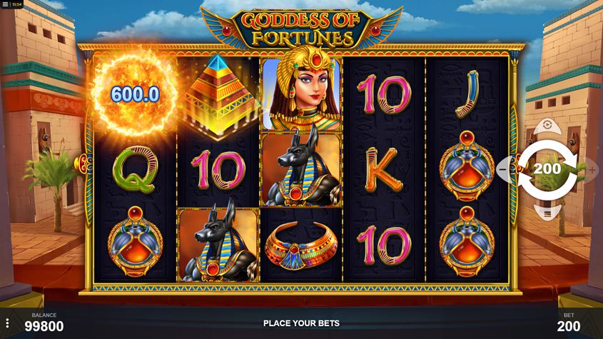  Goddess of Fortunes    Jet Casino